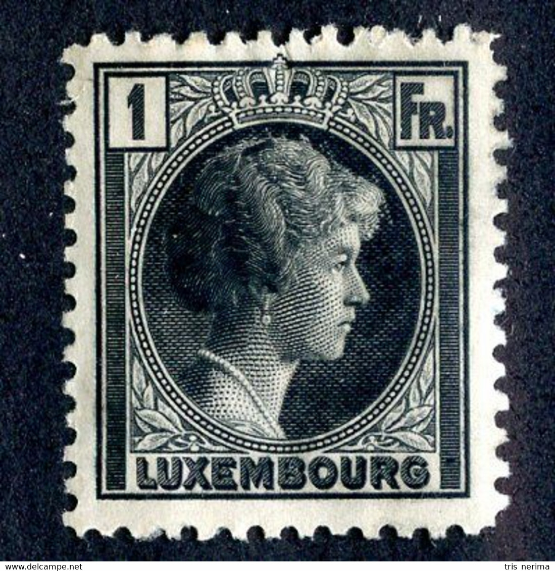 168 Lux 1927 YT.179 M* Cat 1.50€ (Offers Welcome!) - 1926-39 Charlotte Rechterzijde