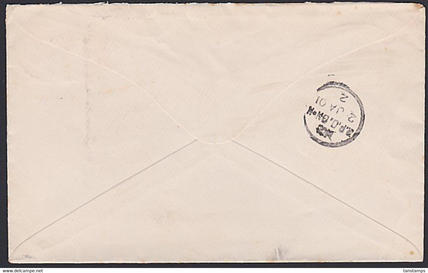 NEW ZEALAND 1900 2d PEMBROKE LOCAL PRINT RPO DN-N COMMERCIAL COVER - Lettres & Documents