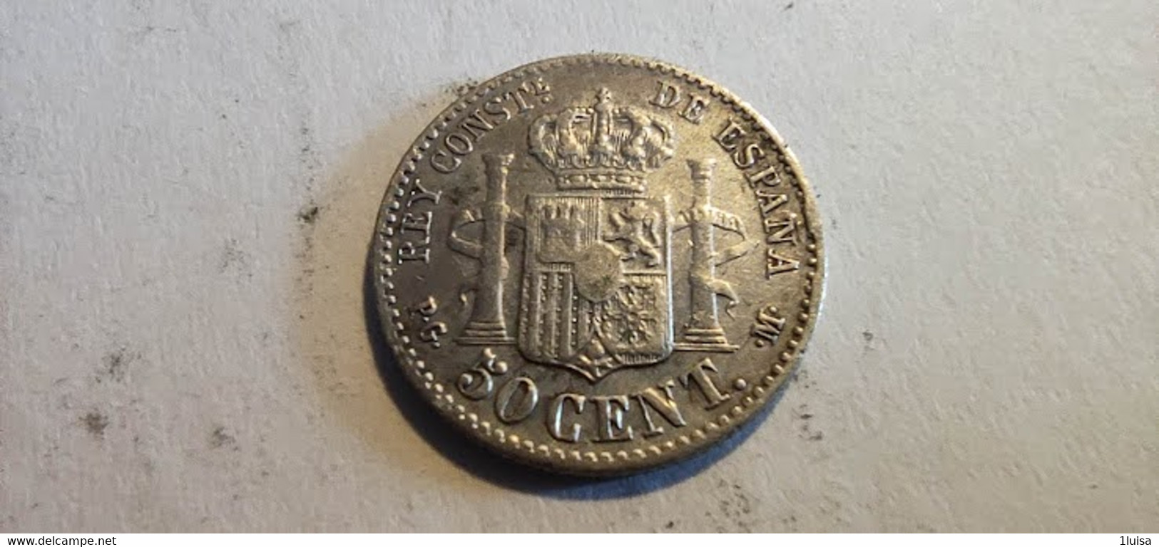 Spagna 50 Cent 1892 -  Collezioni