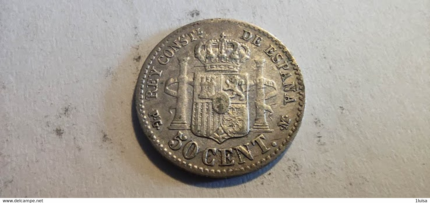 Spagna 50 Cent 1893 - Sammlungen