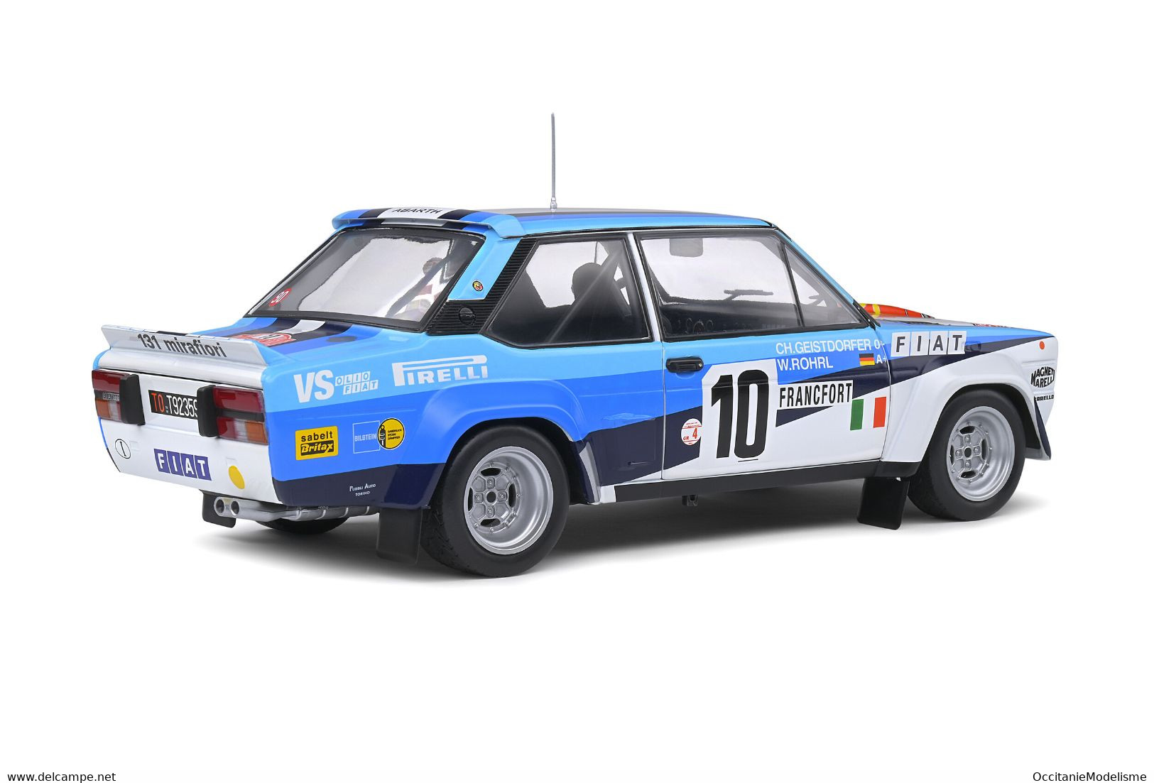 Solido - FIAT 131 ABARTH #10 Rallye Monte-Carlo 1980 Rohrl - Geistdorfer Réf. S1806001 Neuf NBO 1/18 - Solido