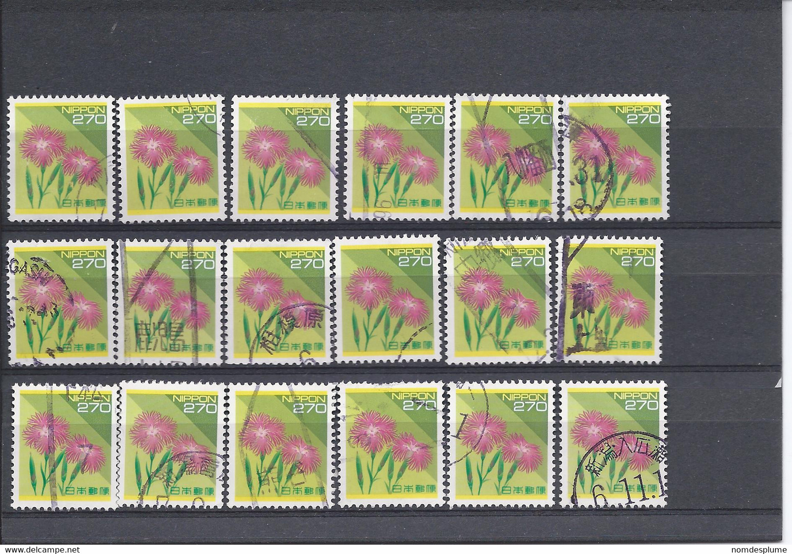 15904) Japan 1992 Flower Collection - Usados