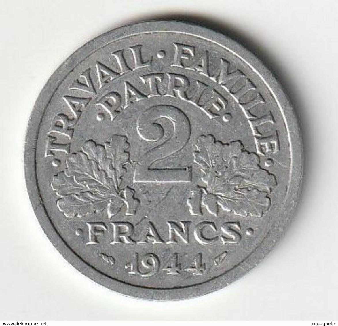 2 Francs  état Français 1944B état Français Alu. - 2 Francs