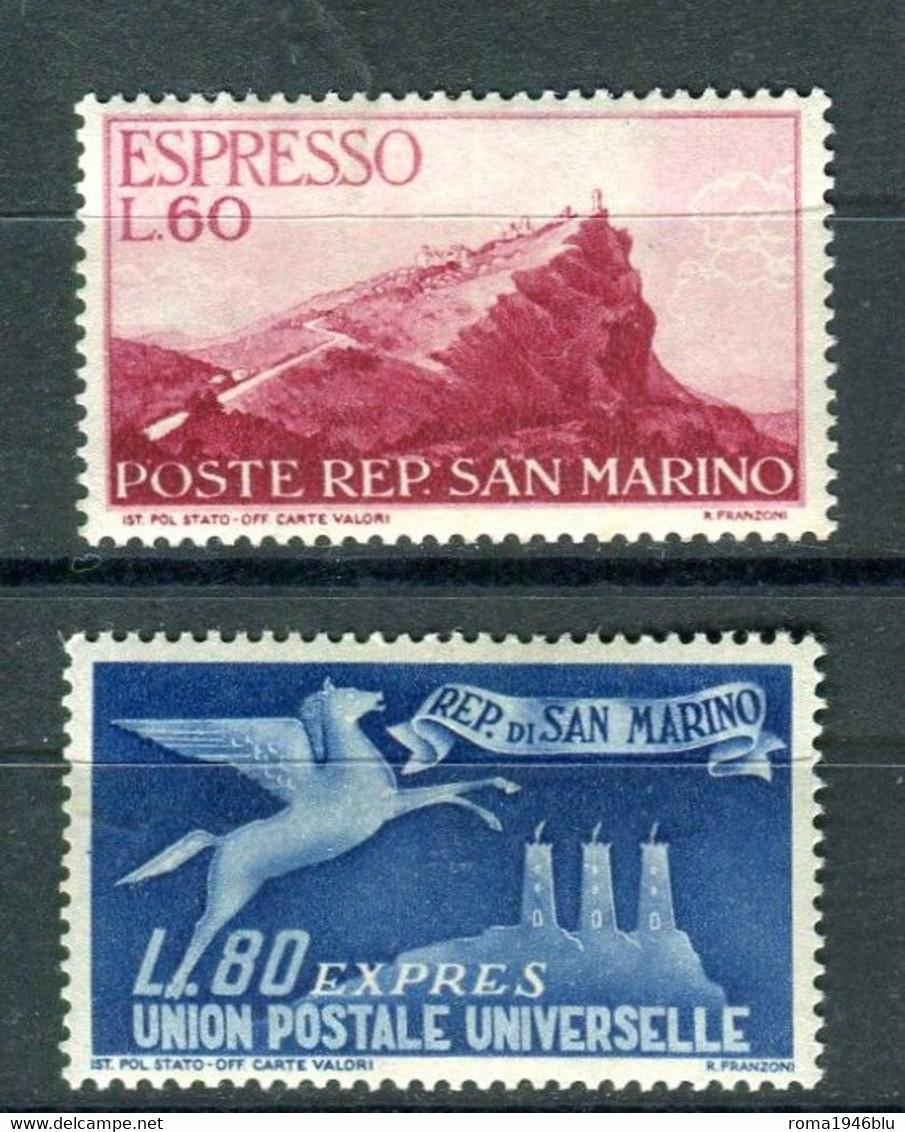 SAN MARINO 1950 ESPRESSI ** MNH - Eilpost