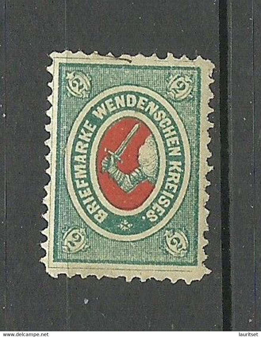 RUSSIA Russland Latvia 1878 Lettland Wenden Semstvo Zemstvo Michel 9 * - Unused Stamps