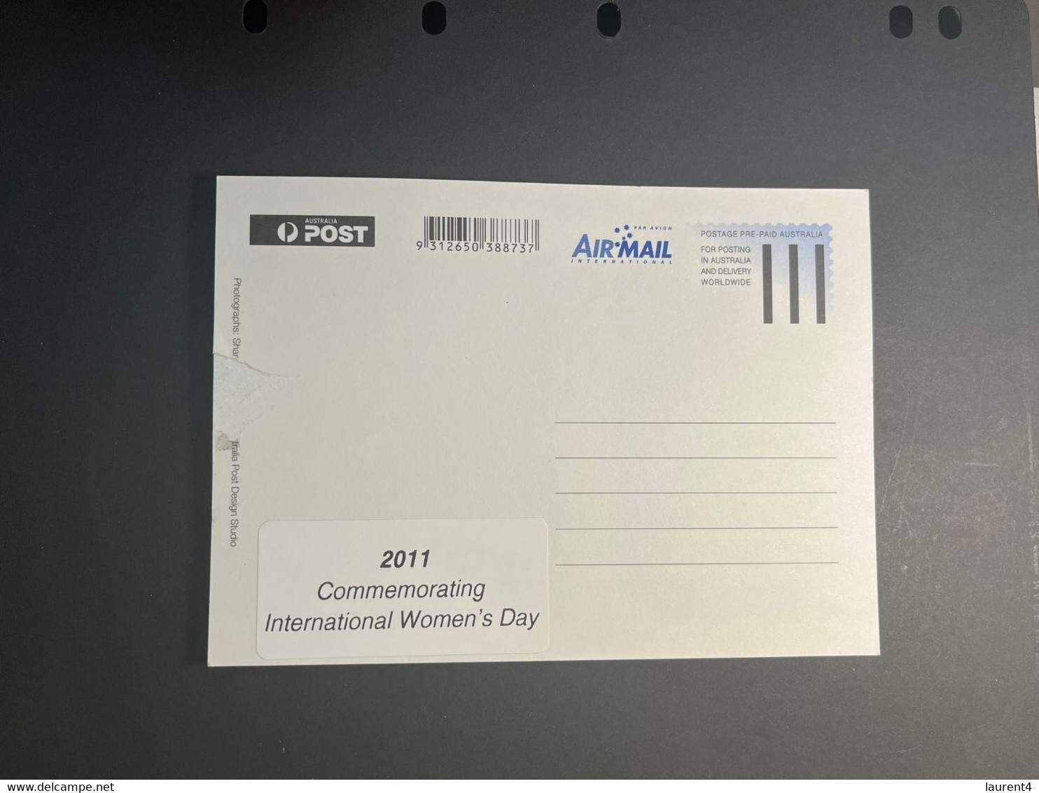 (1 Oø 28 A) Australian Women's Day Centenry MAXICARD With 20 Cent Women's Day Centenary Coin - 20 Cents