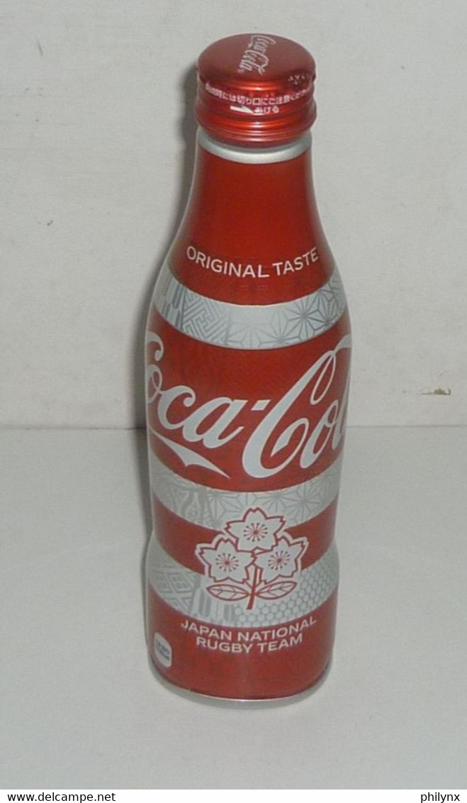 1 BOUTEILLE COCA COLA ALU " RUGBY " Pleine JAPON - Soda