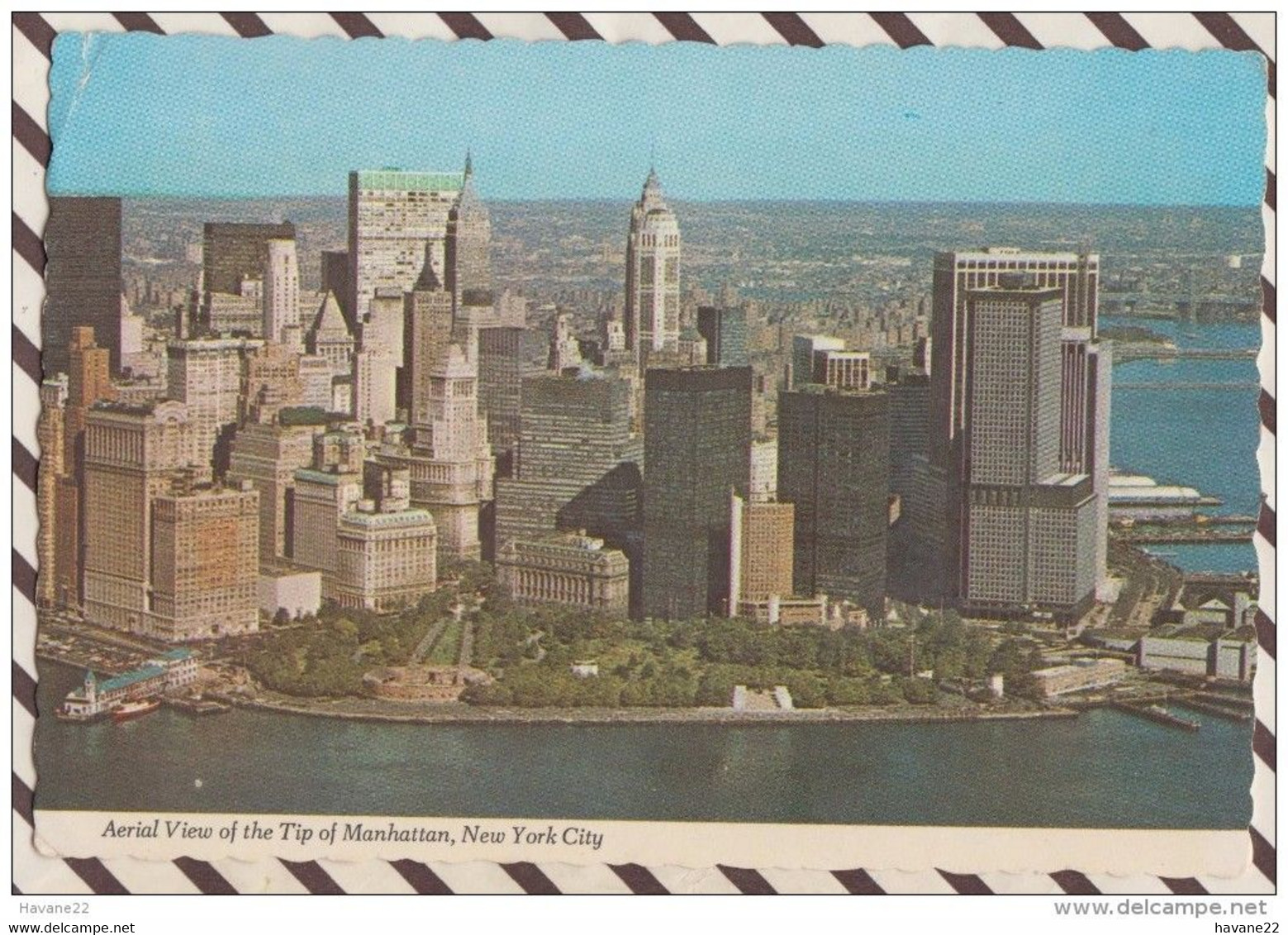 6AI254 NEW YORK CITY LOWER MANHATTAN 2 SCANS - Panoramic Views