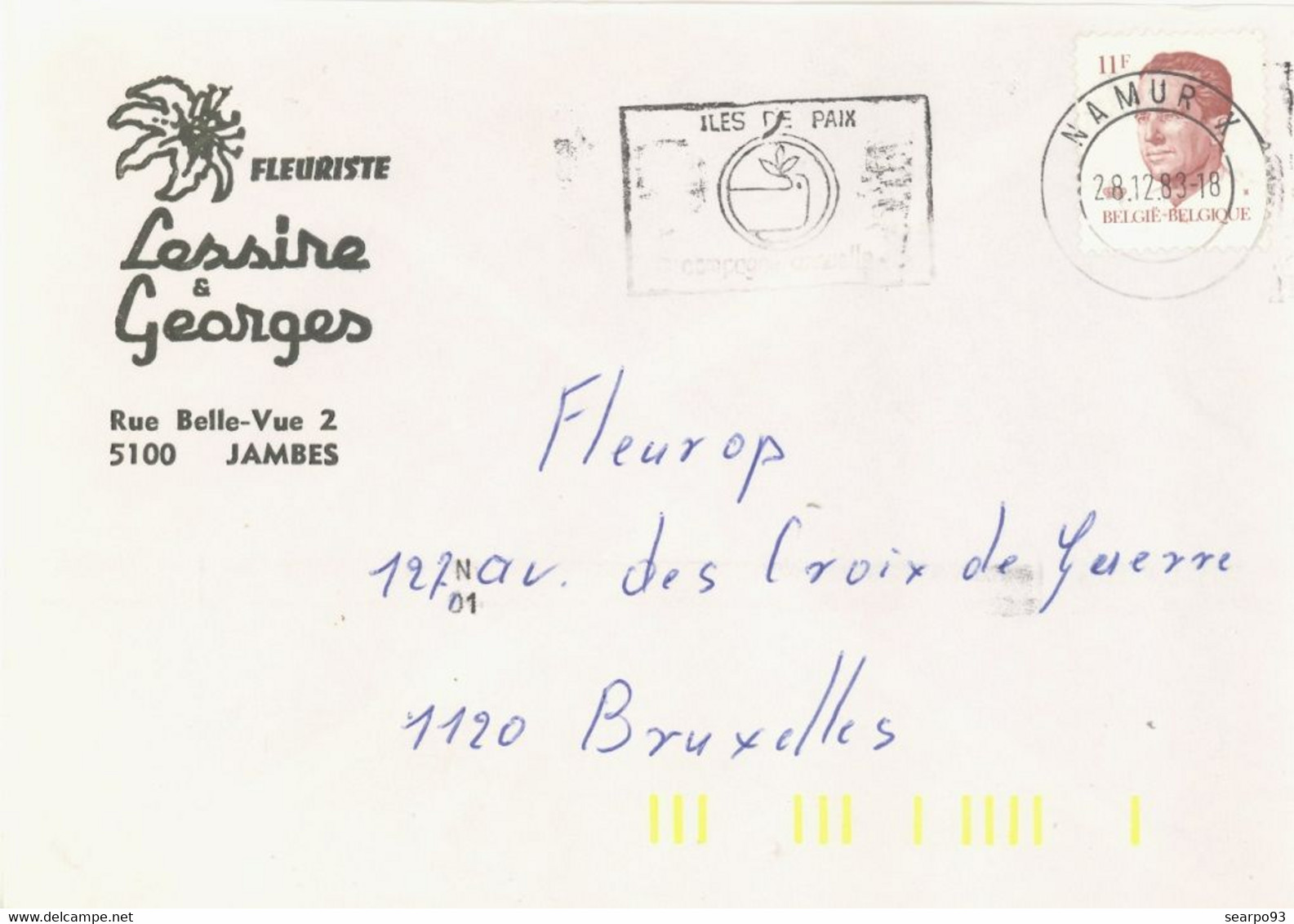 BELGIUM. POSTMARK. NAMUR. 1983 - Other & Unclassified