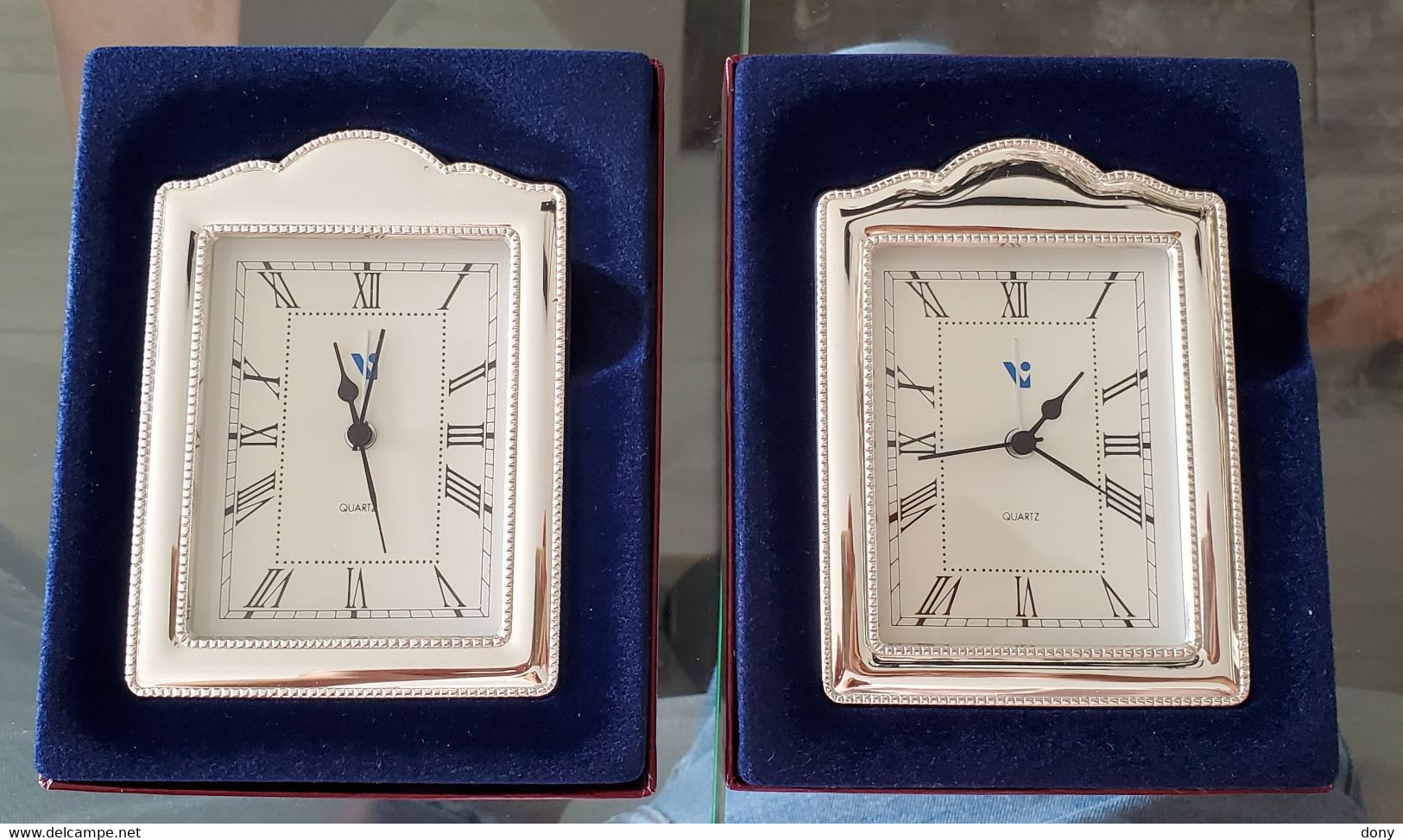 Relojes De Mesilla Despertador De Plata De Ley O 0.925 De La Prestigiosa Marca VINARD Reloj Joyeria. Silver, Silber, Ag - Wecker