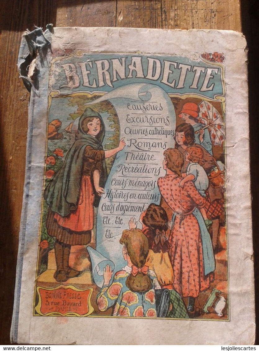 BERNADETTE  1937    Revues Reliees 392 --> 417 - Bernadette