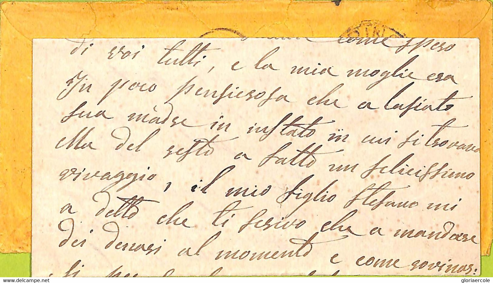 Ac6417 - ARGENTINA - POSTAL HISTORY - #J54 On COVER From TUCUMAN To ITALY  1890 - Lettres & Documents