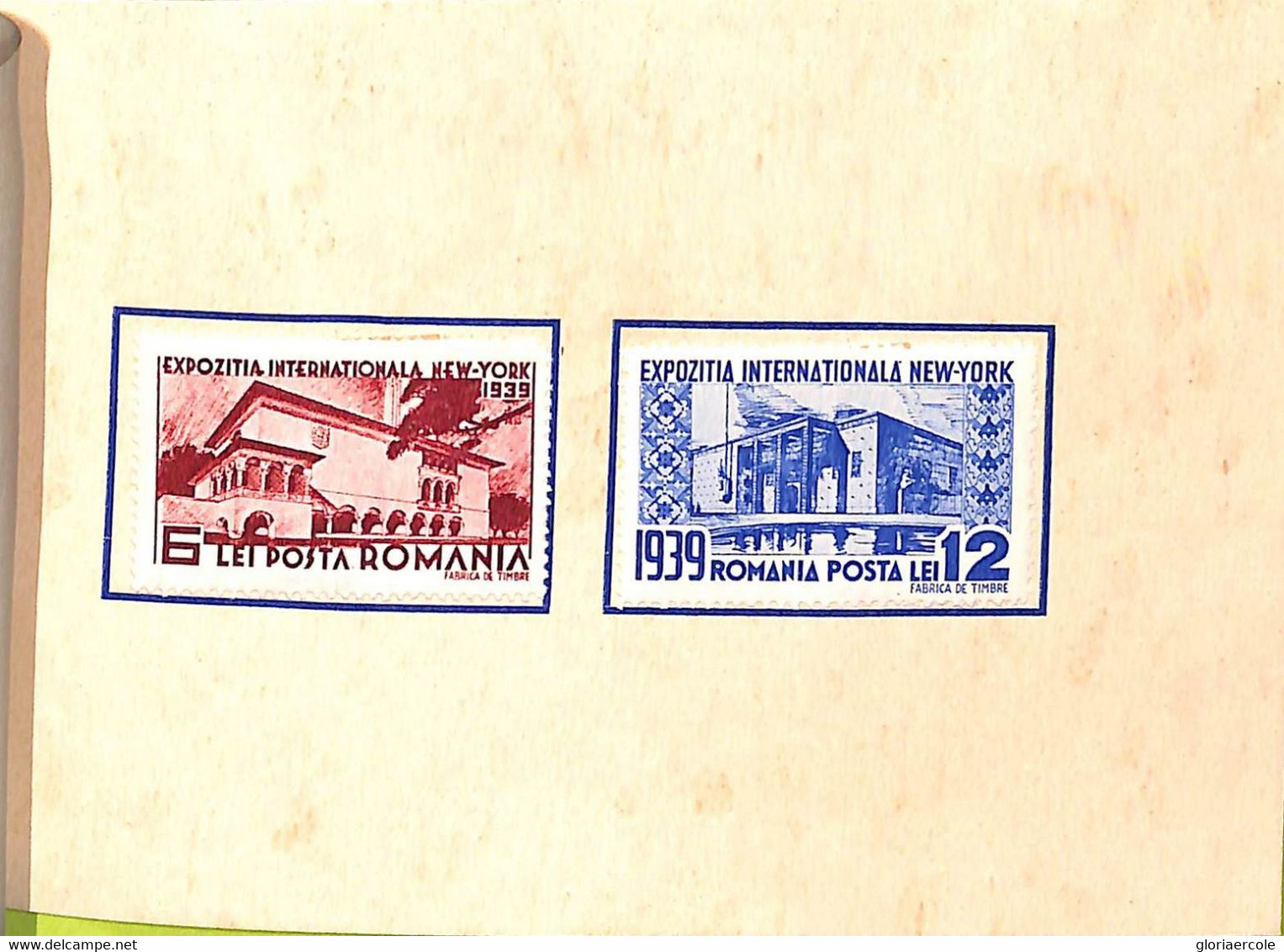 Ac6475 - ROMANIA - Postal History - Official STAMP BOOKLET  1939 - Otros & Sin Clasificación