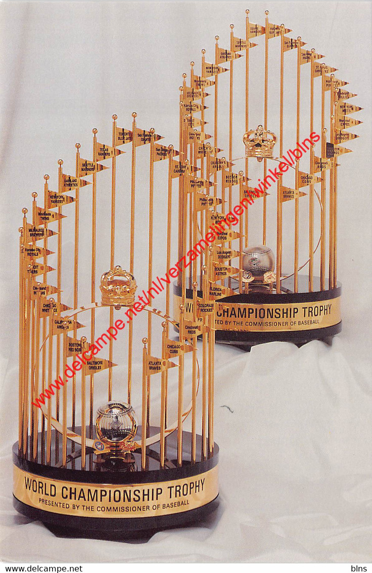 Baseball - 1992 And 1993 World Series Trophies - Toronto Blue Jays - Honkbal
