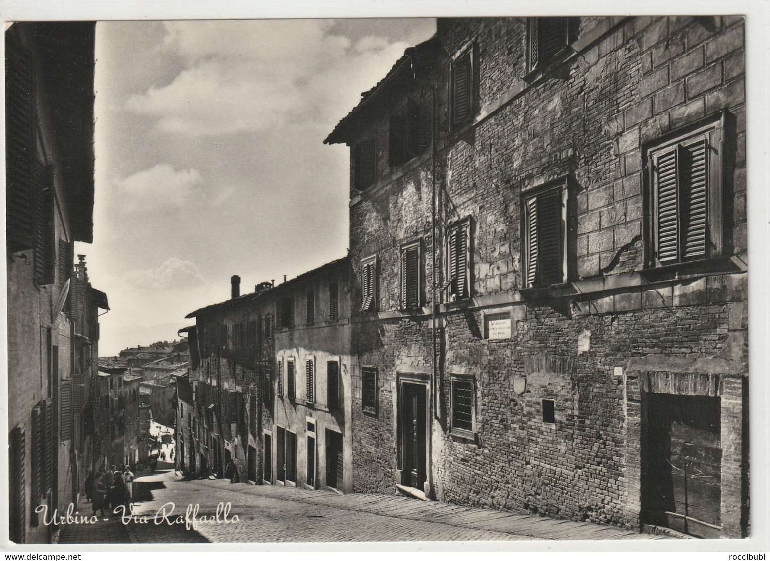 Urbino, Via Raffaello, Italien - Urbino