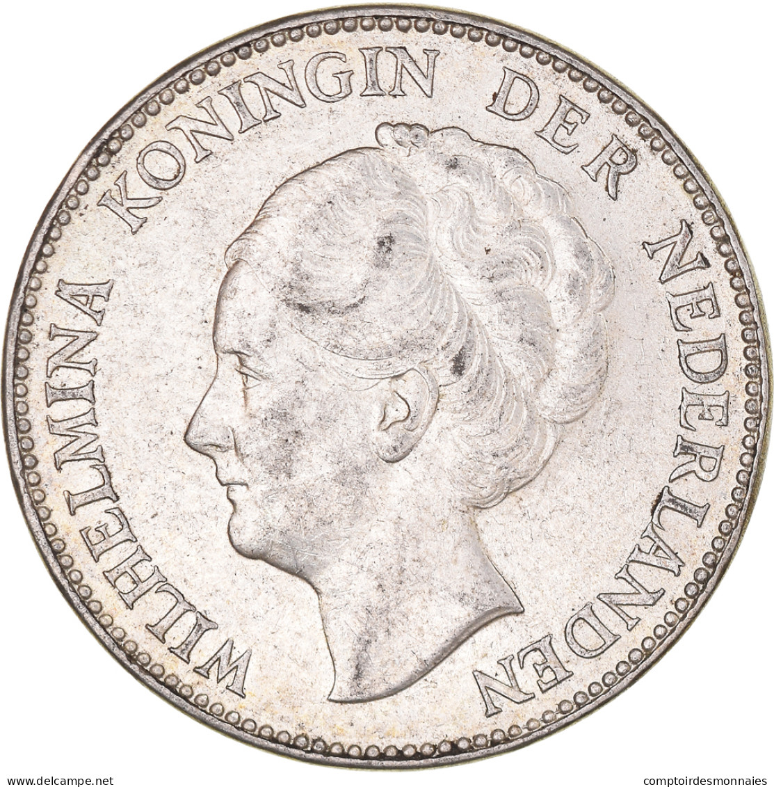 Monnaie, Pays-Bas, Wilhelmina I, Gulden, 1931, Utrecht, SUP, Argent, KM:161.1 - 1 Gulden