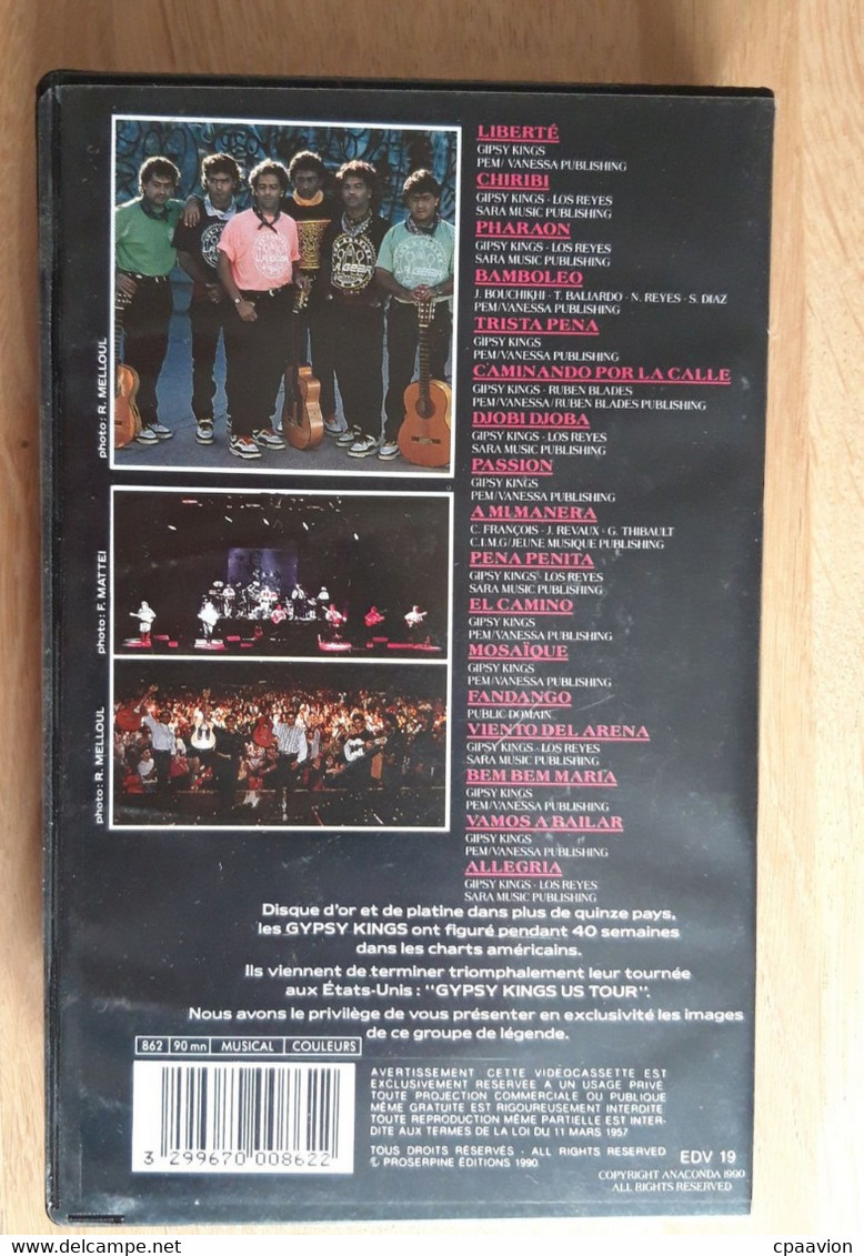 GIPSY KINGS; US TOUR 90 - Concert & Music