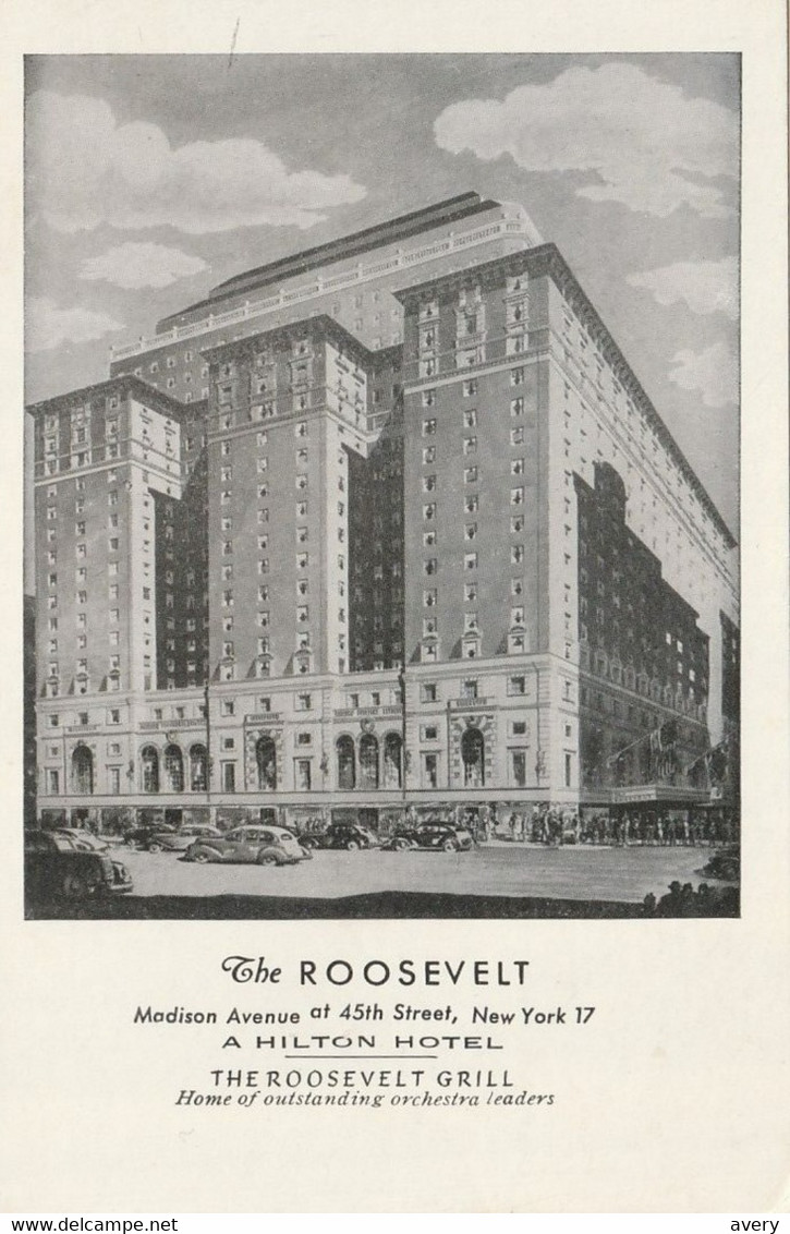 The Roosevelt Madison Avenue At 45th Street, New York A Hilton Hotel - Bars, Hotels & Restaurants