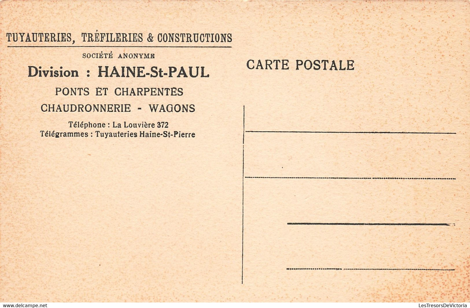 Belgique - Haine Saint Paul - Tuyauteries Tréfileries Et Constructions - Lot De 8 Cartes - Carte Postale Ancienne - La Louviere