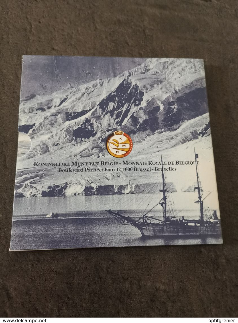 COFFRET BELGIQUE FRANCS FRANK 1997 EXPEDITION ANTARCTIQUE UNC FDC BU SET BELGIUM COINS - FDC, BU, BE & Coffrets