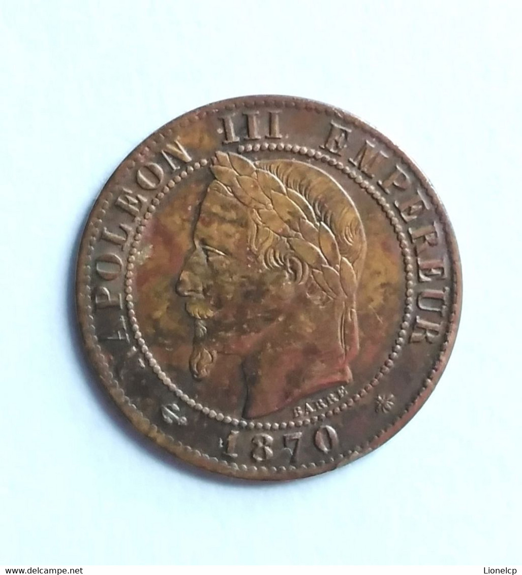 Napoleon III Un Centime 1870 A TTB - 1 Centime