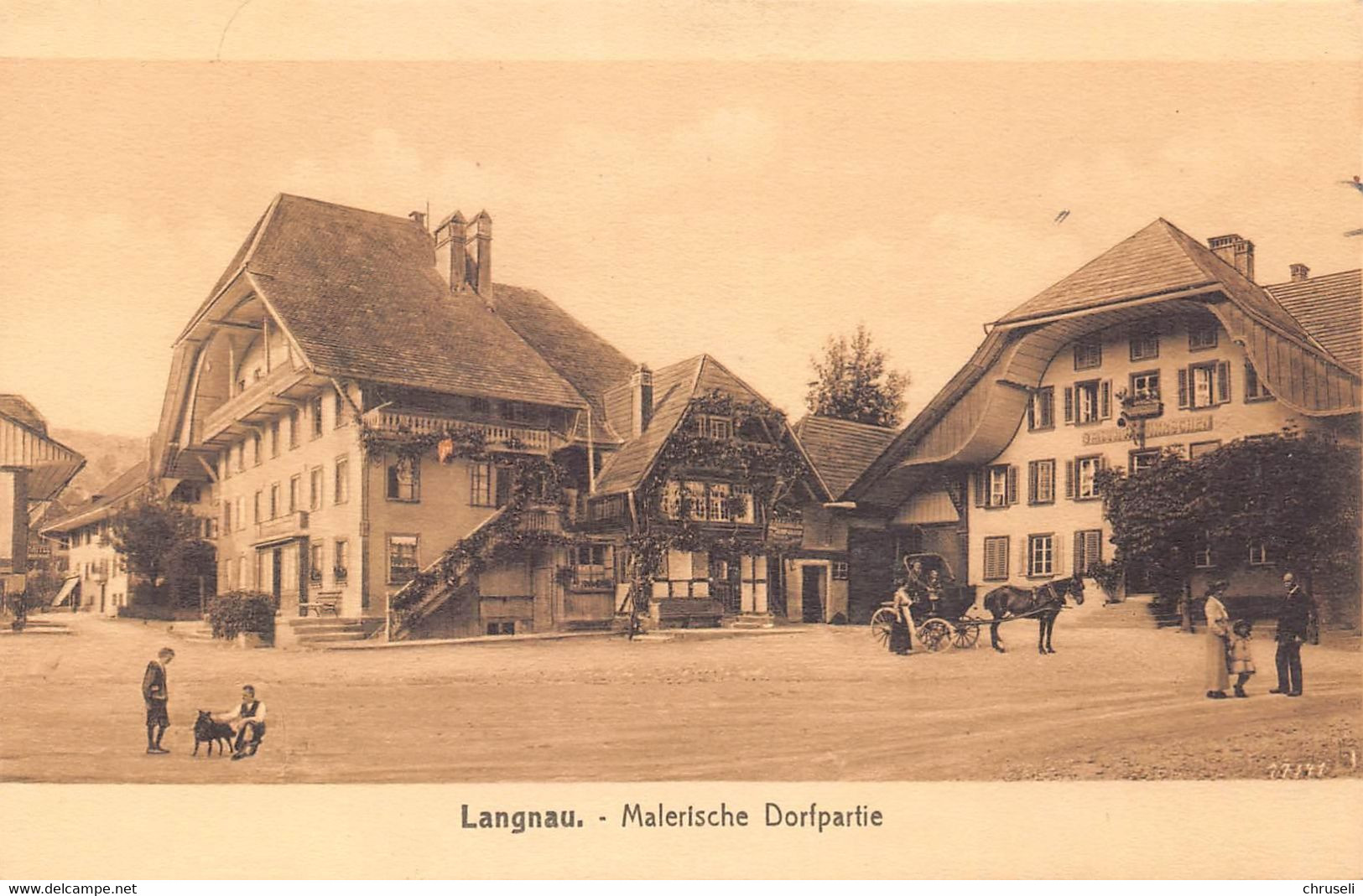 Langnau Dorfpartie Gasthäuser - Langnau Im Emmental