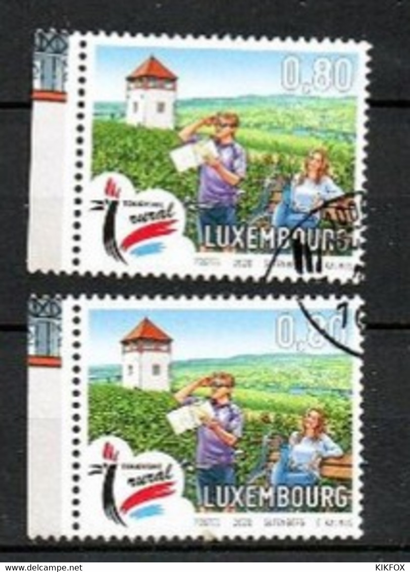 Luxembourg Luxembourg, 2020 , MI 2232 - 2233 ,SERIE, SATZ, URLAUB AUF DEM LANDE ,  GESTEMPELT,OBLITERE - Used Stamps