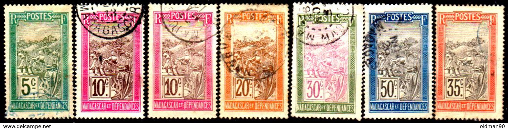 Madagascar -14- POST STAMPS, Issued By 1908-28 - Quality In Your Opinion. - Otros & Sin Clasificación