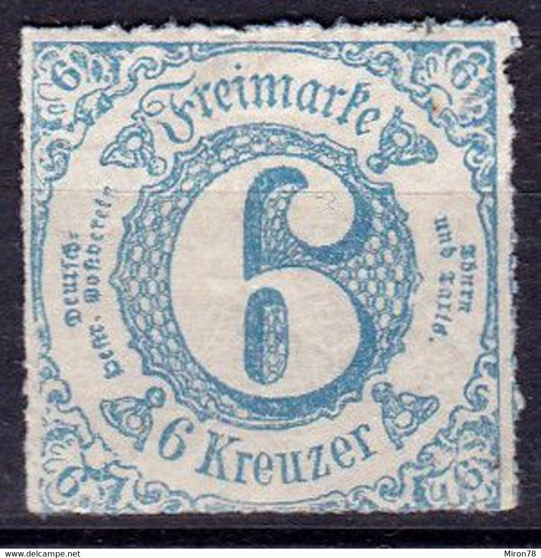 StampThurn And Taxis 1865-67 6kr  Mint Lot116 - Ungebraucht