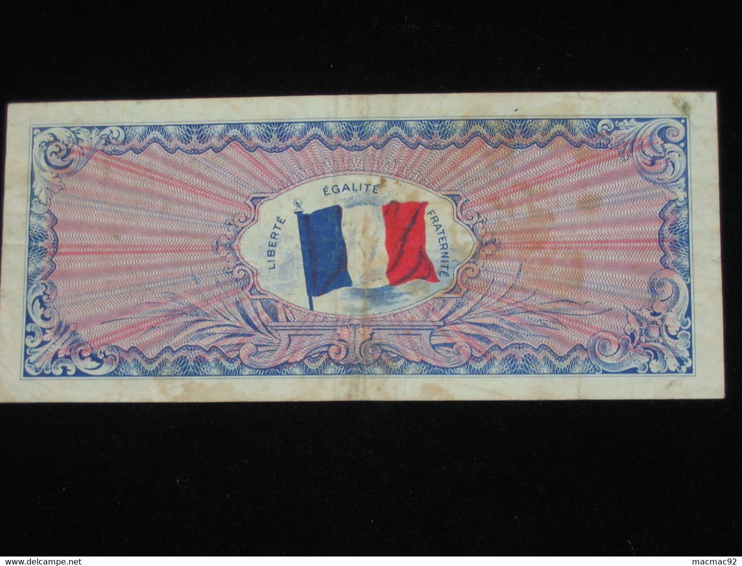 ASSEZ RARE Billet De Débarquement - 100 Francs DRAPEAU FRANCE 1944 - Sans Série    **** EN ACHAT IMMEDIAT **** - 1944 Flagge/Frankreich