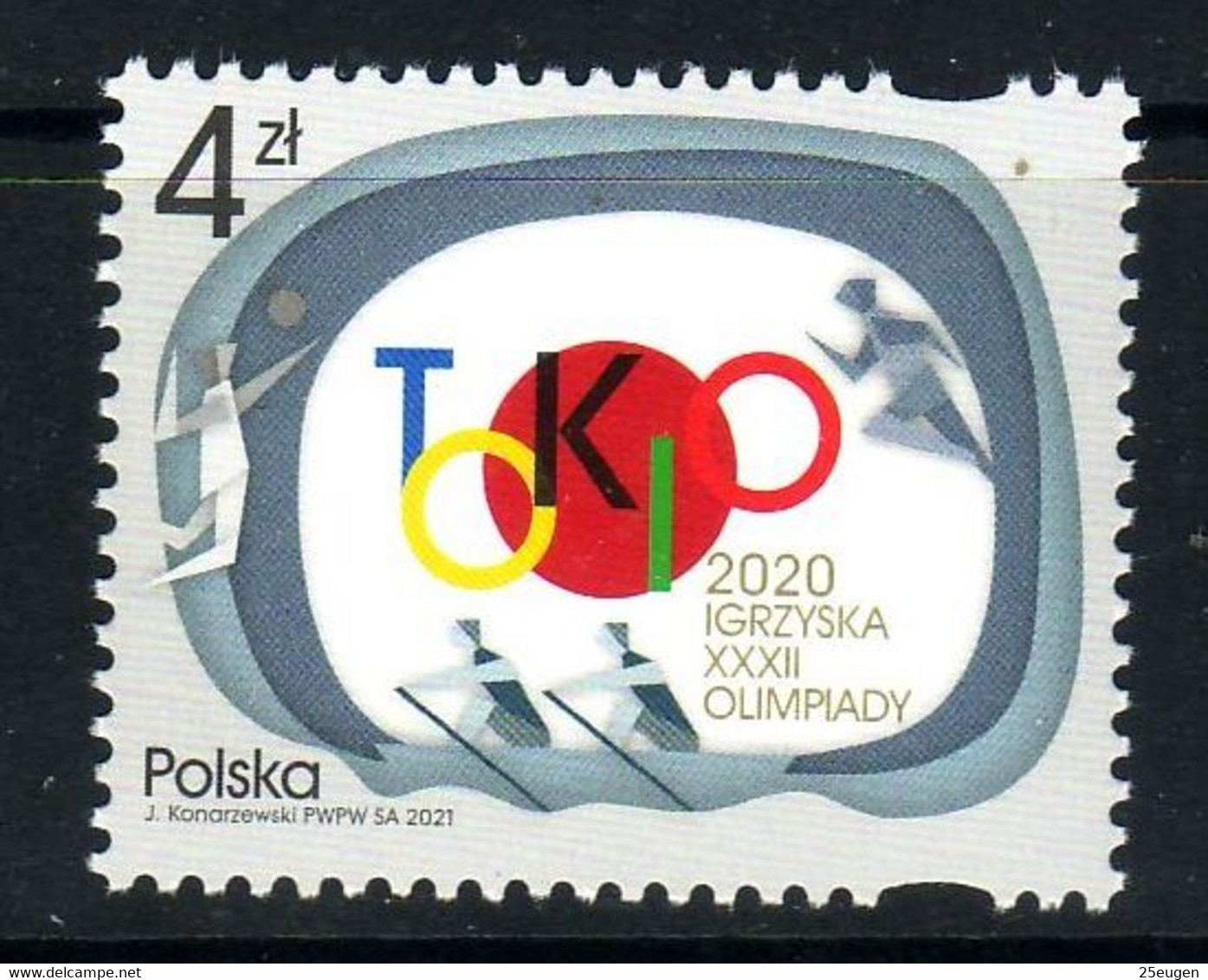 POLAND 2021 Michel No 5313 MNH - Summer 2020: Tokyo