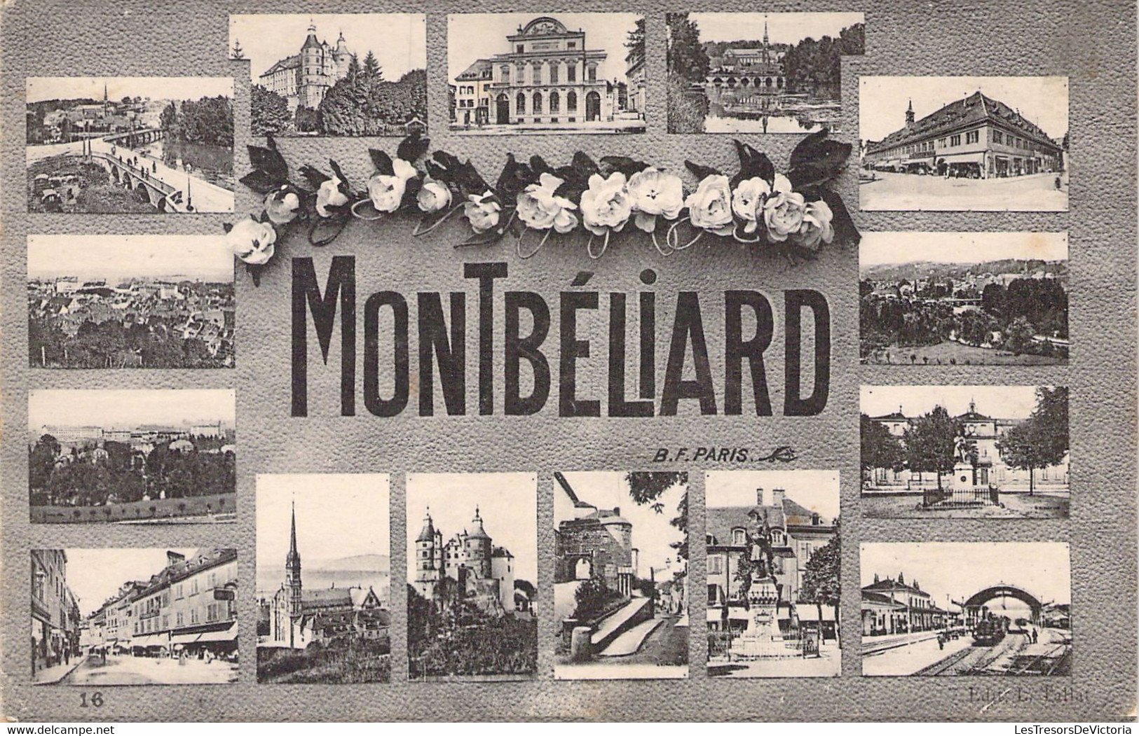 25 - MONTBELIARD - Multi Vues - BF PARIS - Carte Postale Ancienne - Montbéliard