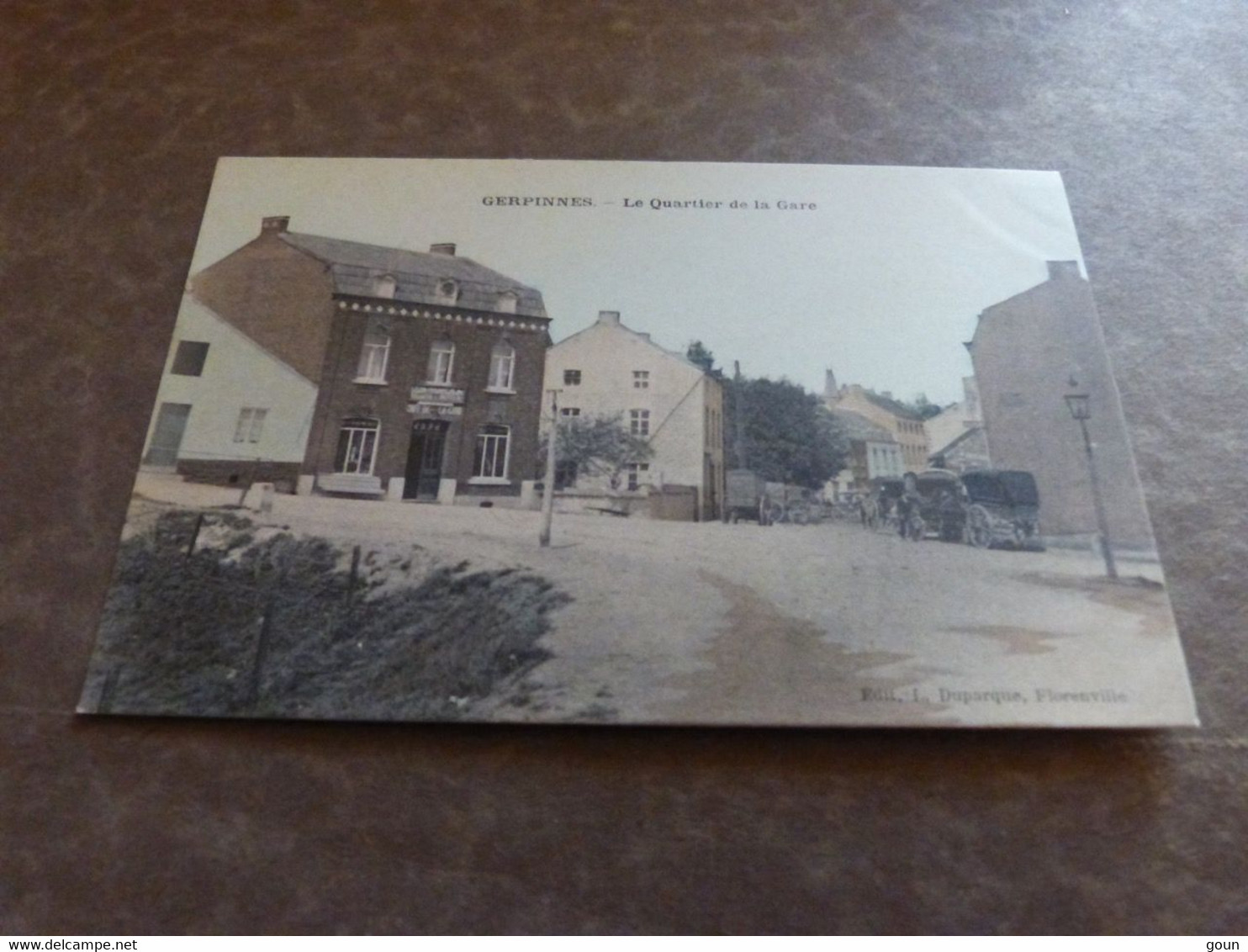 Carte Postale Gerpinnes Le Quartier De La Gare - Gerpinnes