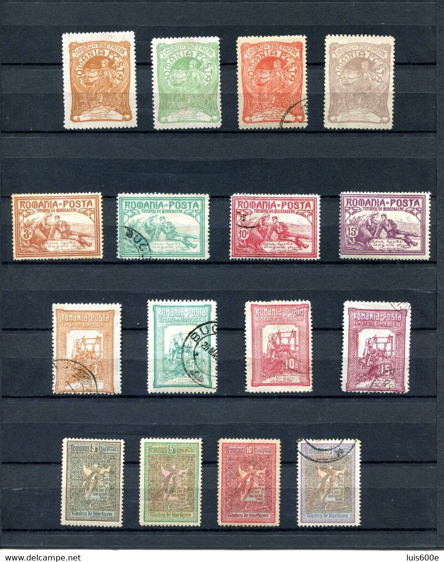 1905.RUMANIA.ROMANIA.YVERT 156/71*/(o).NUEVOS Y USADOS.CATALOGO 101€ - Nuevos