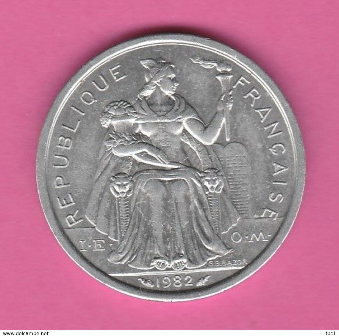 Polynésie Française - 2 Francs 1982 - Polynésie Française