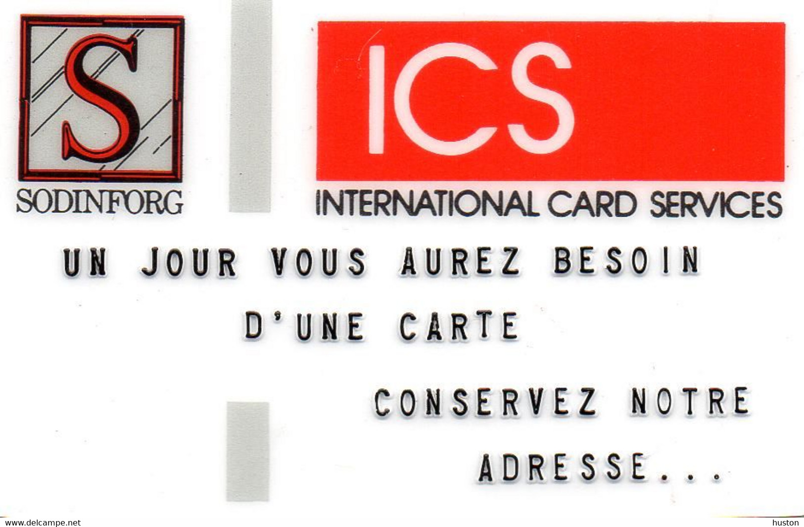 SODINFORG - CARTE MAGNETIQUE ICS LEVALLOIS (92) - Autres & Non Classés