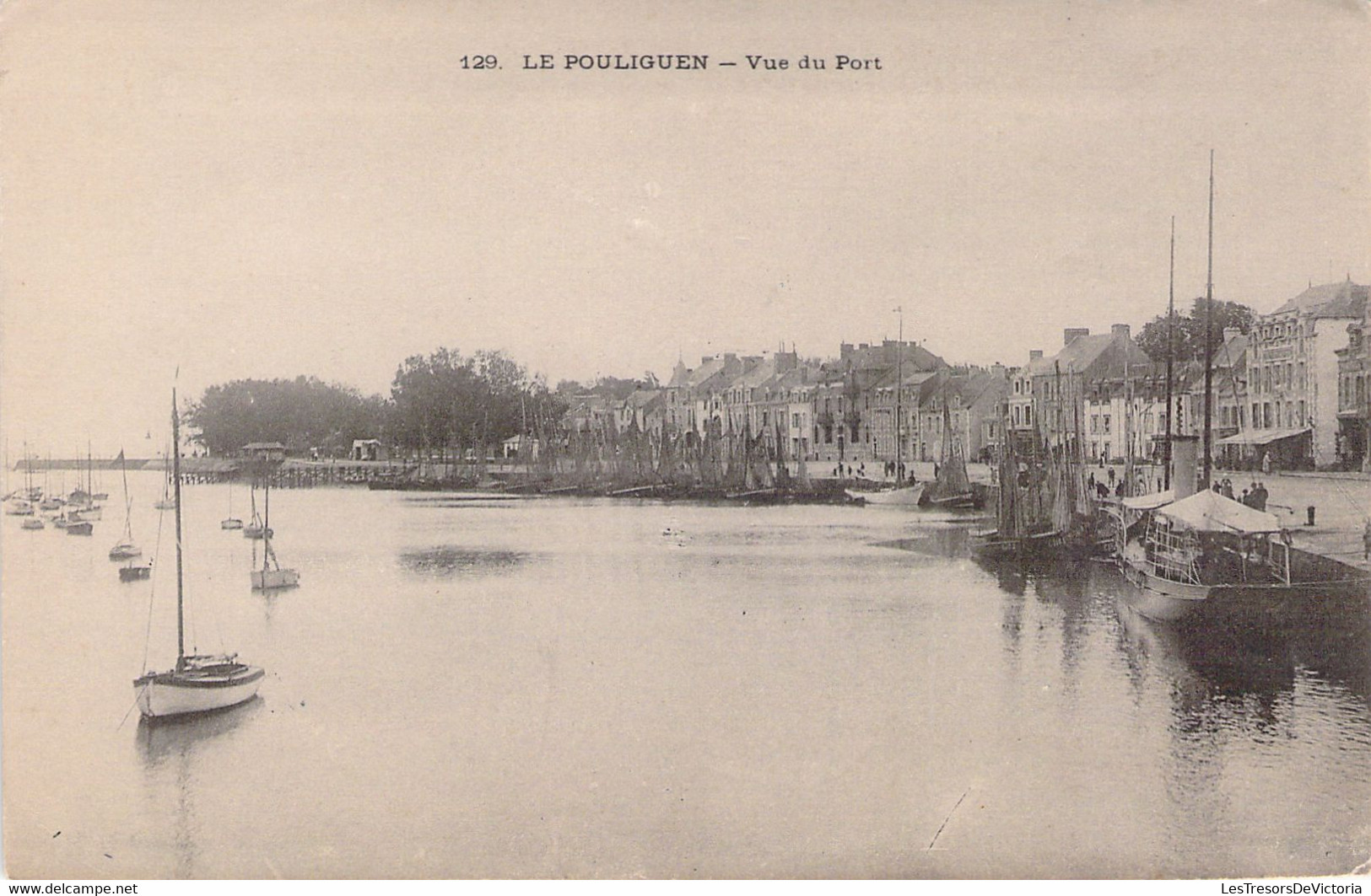 44 - LE POULIGUEN - Vue Du Port - Carte Postale Ancienne - Le Pouliguen