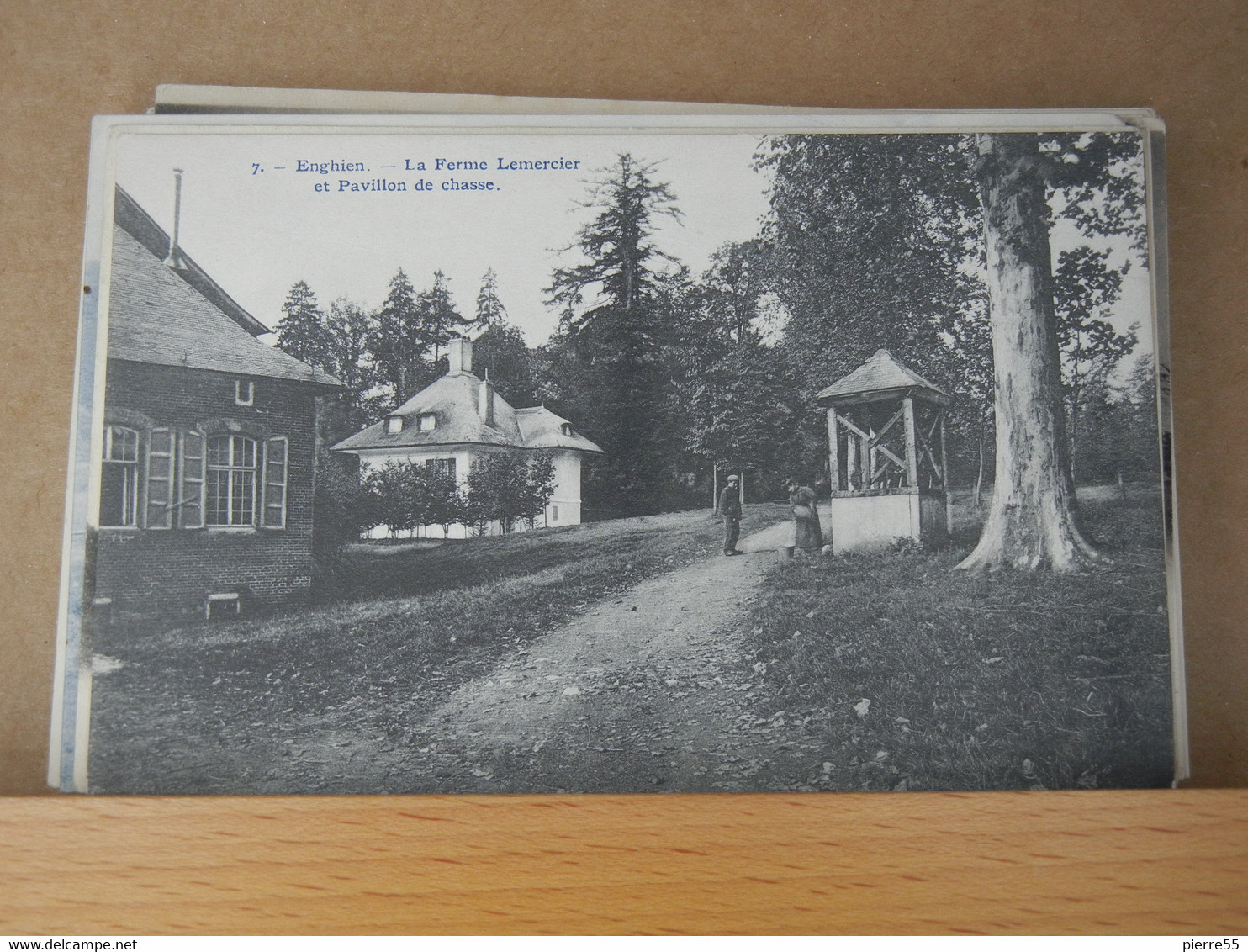 ENGHIEN EDINGEN - LA FERME LEMERCIER ET PAVILLON DE CHASSE- ANIMEE - TBE - Enghien - Edingen