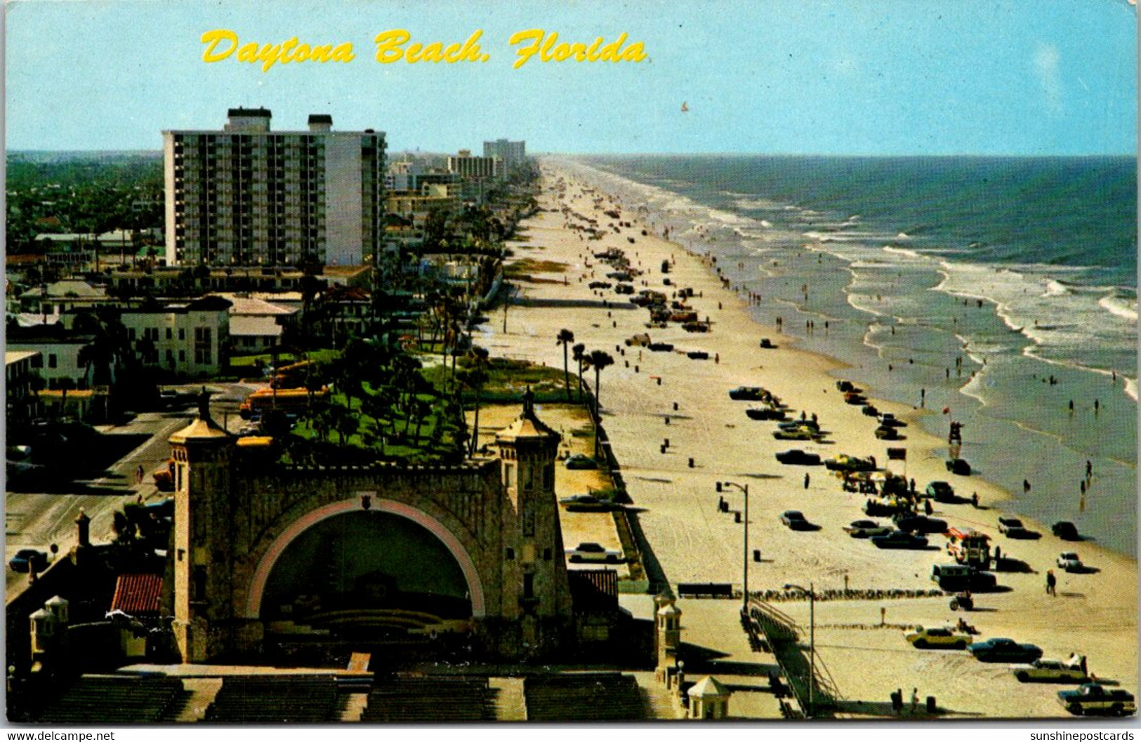 Florida Daytona Beach Looking North - Daytona