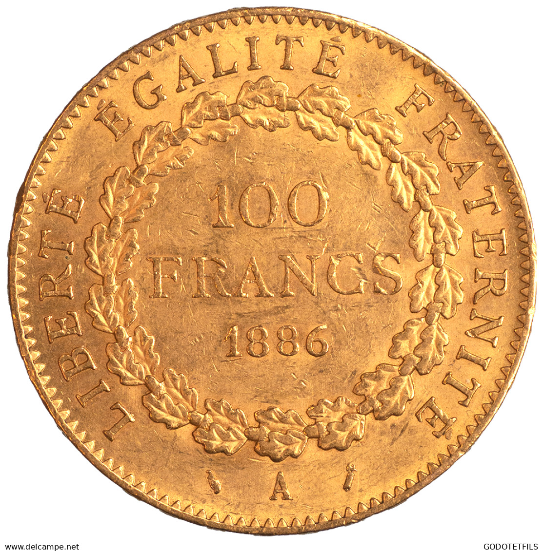 III ème République-100 Francs Génie 1886 Paris - 100 Francs (or)