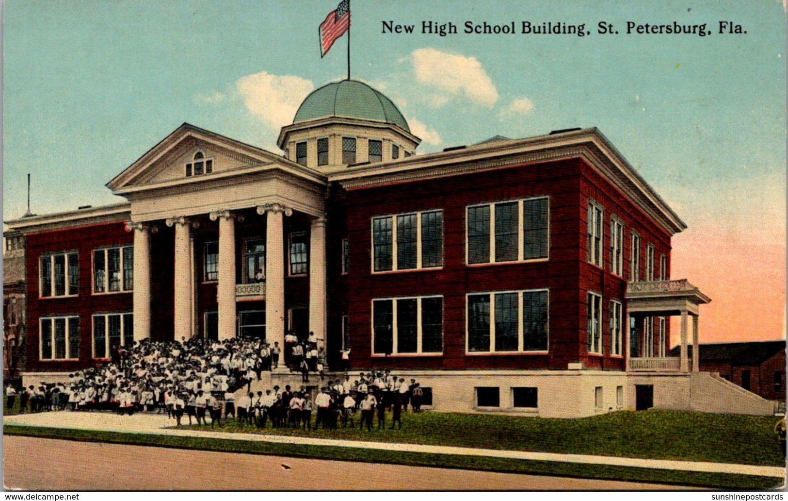 Florida St Petersburg New High School Building Curteich - St Petersburg