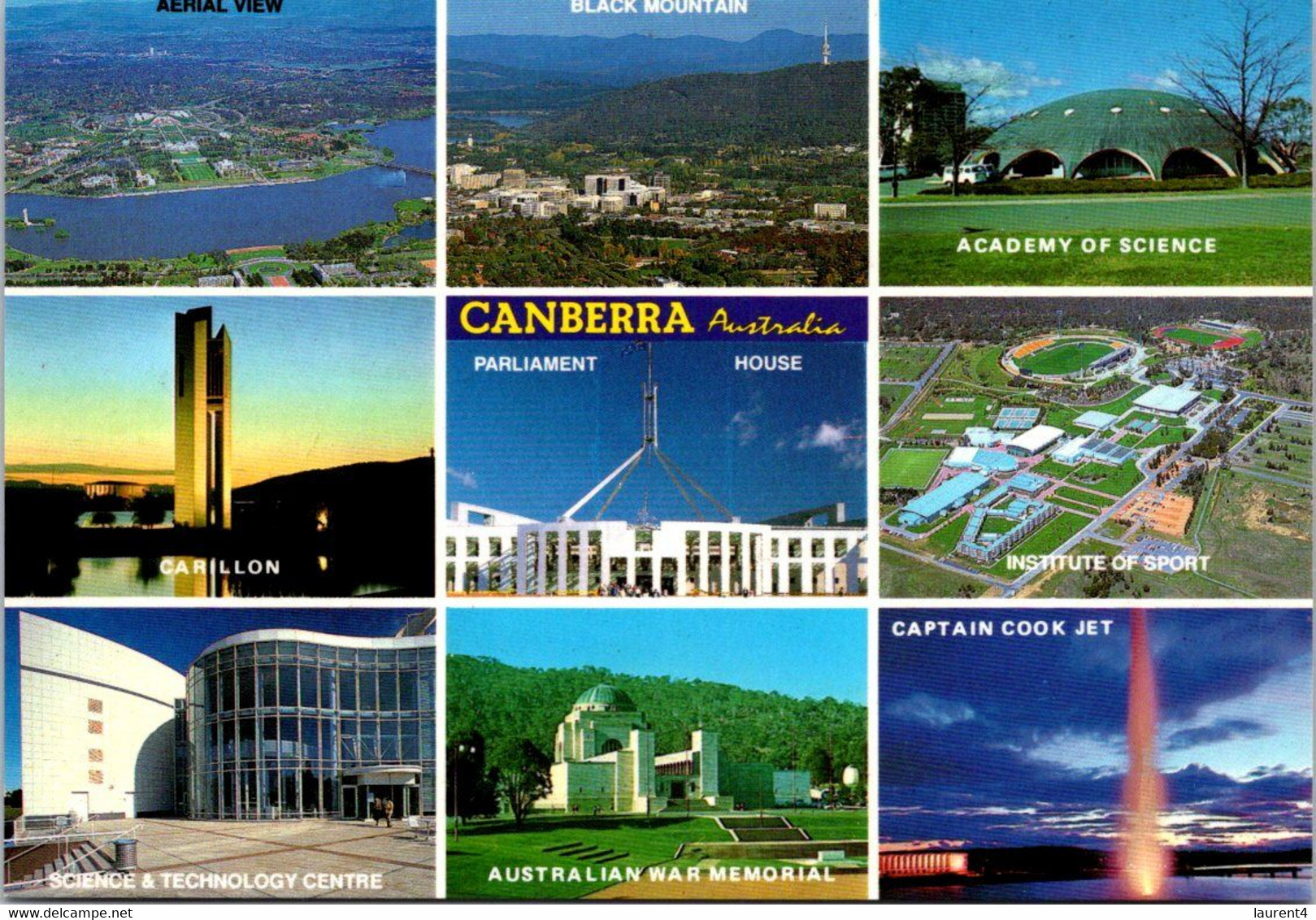(2 Oø 5) Australia - ACT - Canberra (9 Views) Day & Night - Canberra (ACT)
