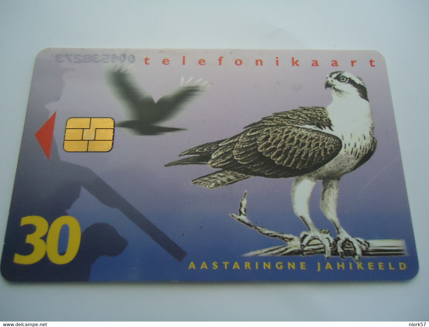 ESTONIA  USED  CARDS  BIRDS EAGLES - Aigles & Rapaces Diurnes