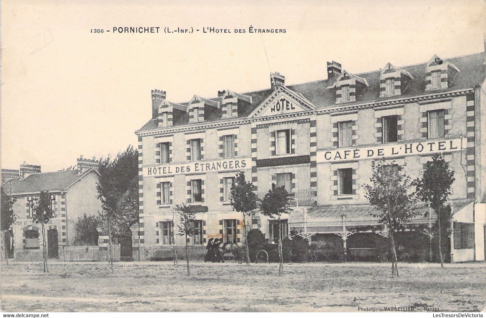 44 - PORNICHET - L'HOTEL DES ETRANGERS - Carte Postale Ancienne - Pornichet