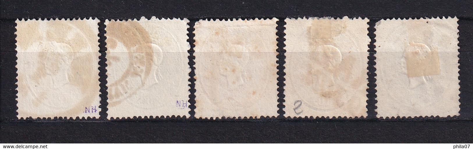 AUSTRIA 1860 - Mi.No. 18/22, Canceled Complete Serie / 2 Scans - Used Stamps