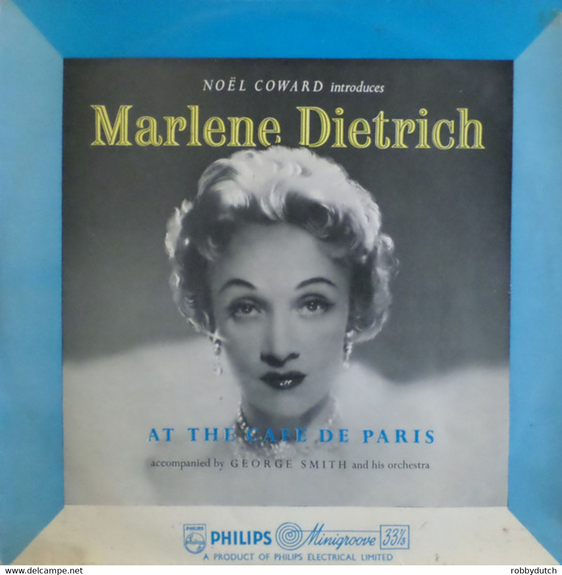 * 10" LP *  MARLENE DIETRICH AT THE CAFE DE PARIS (England 1954) - Other - German Music