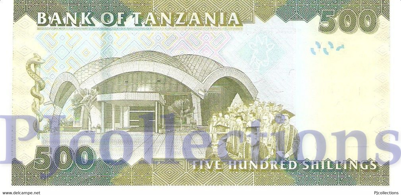 TANZANIA 500 SHILINGI 2010 PICK 40 UNC - Tansania