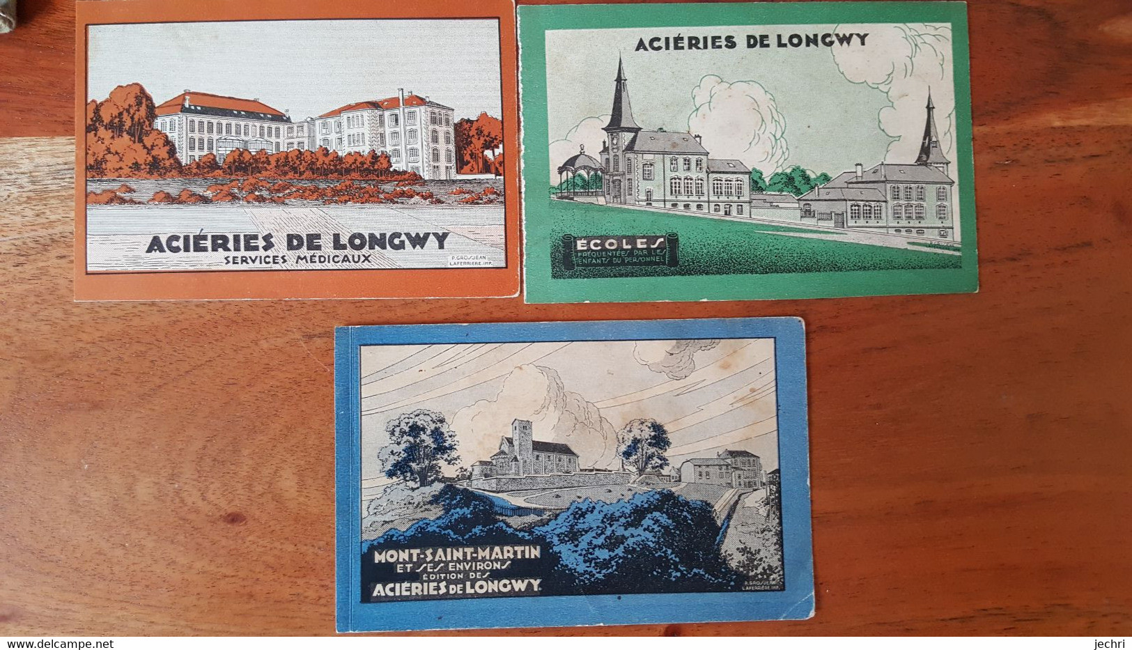 3 Documents Acieries De Longwy , école De Longwy - Mont Saint Martin