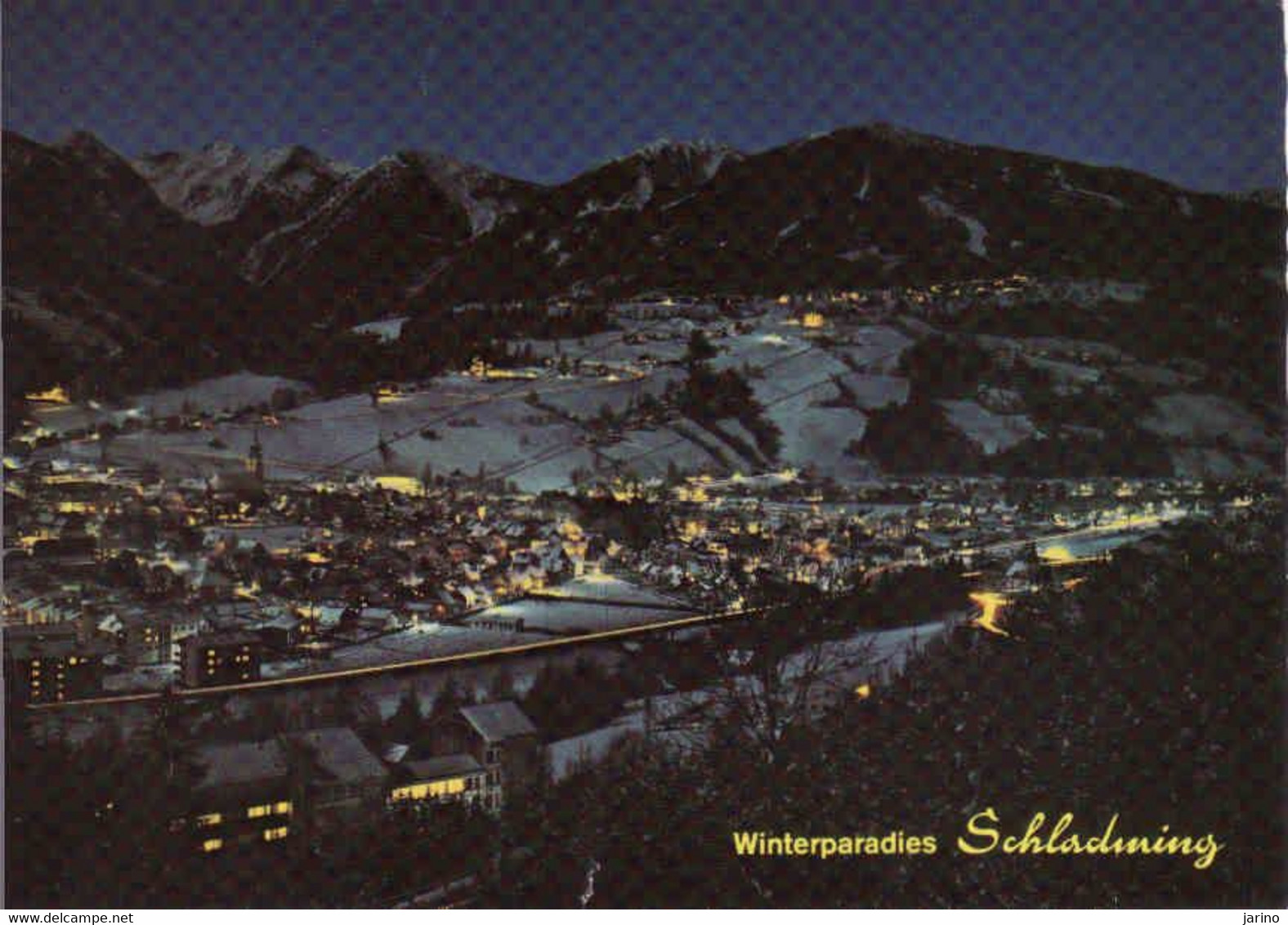 Österreich,Steiermark, Schladming - Rohrmoos, Nacht, Bezirk Liezen, Gebraucht - Schladming