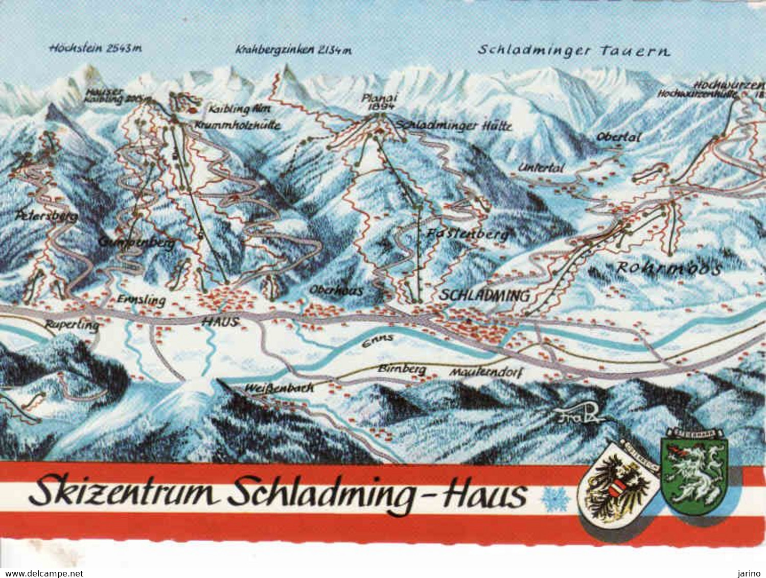 Österreich,Steiermark, Schladming - Haus, Skizentrum, Bezirk Liezen, Gebraucht 1973 - Schladming